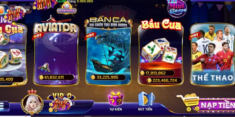 ban ca rikvip 1 Bắn cá Rikvip mang đến những tựa game cực hot cùng giá trị thưởng cao