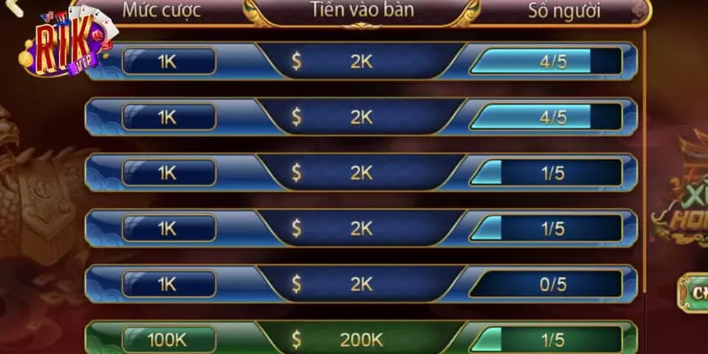 xi dach hoang gia 2 Nhiều hình thức cược cho gamers chọn